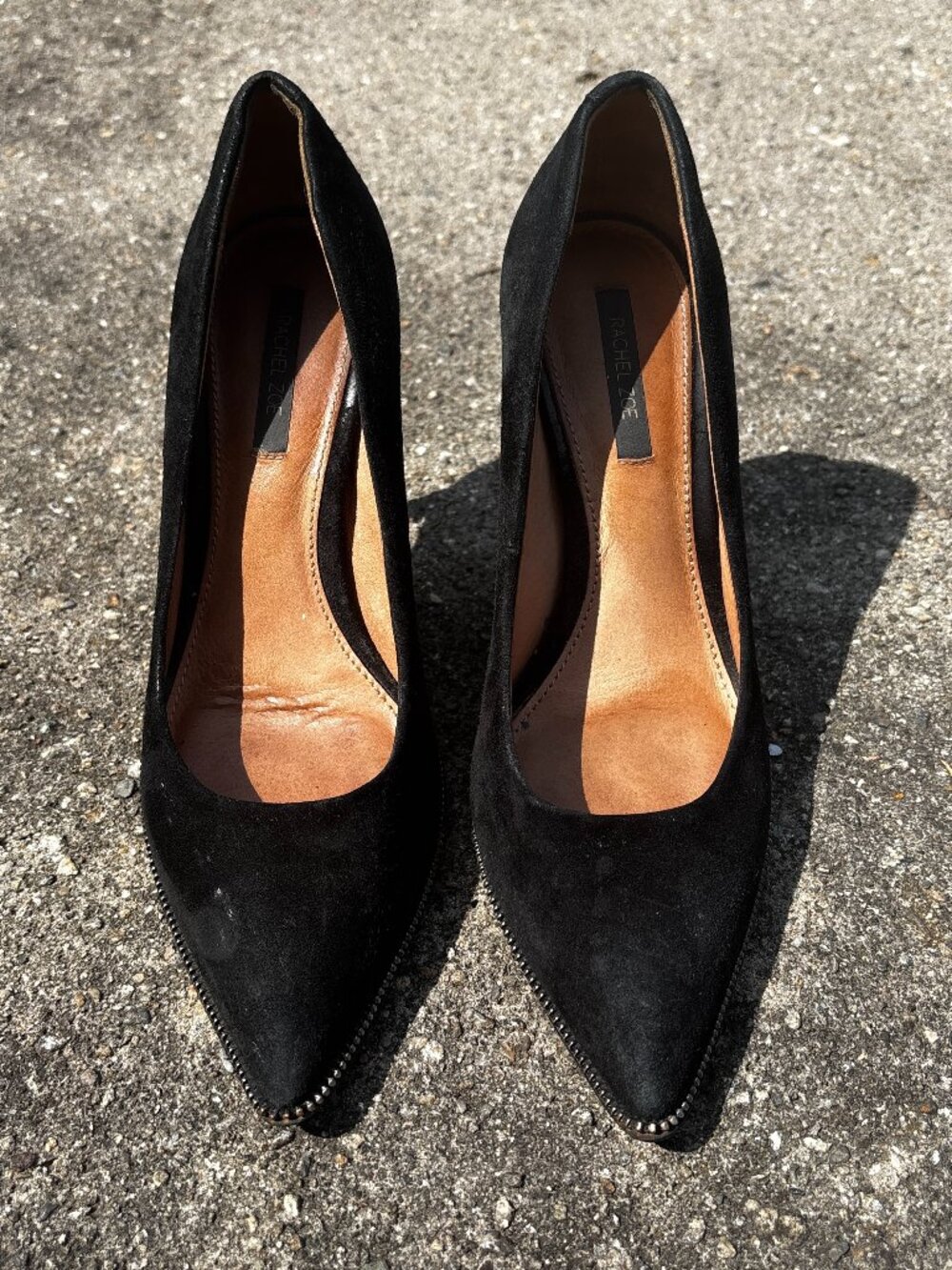 Rachel Zoe Zipper Accent Pumps